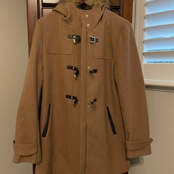 Cole Haan camel toggle coat - Picture 2 of 3